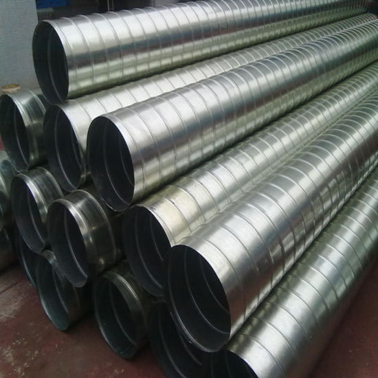 Spiral Stee Pipe with Galvanized Surface Use for Vent Tube