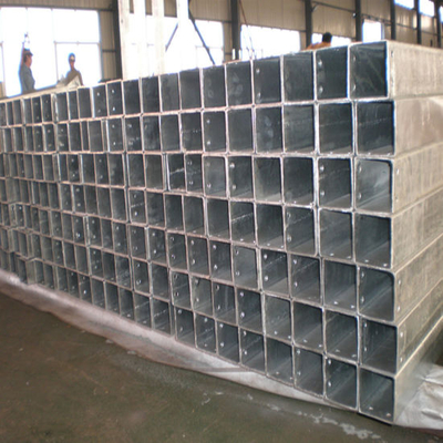 Hot DIP Galvanized Square Steel Hollow Section with Drilled Holes
