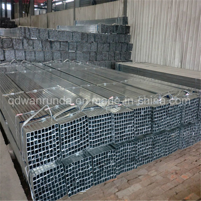 Square Pre-Galvanized Steel Pipe for Decoration or Steel Furniture